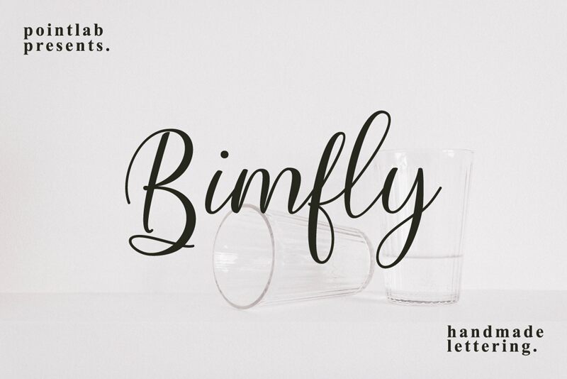 Bimfly Schriftart