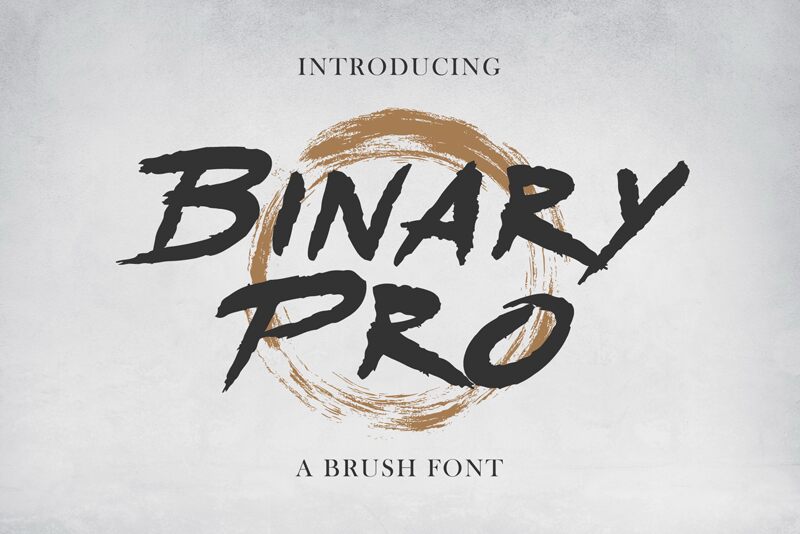 Binary Schriftart
