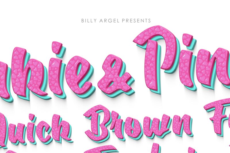 Binkie & Pinkie Schriftart