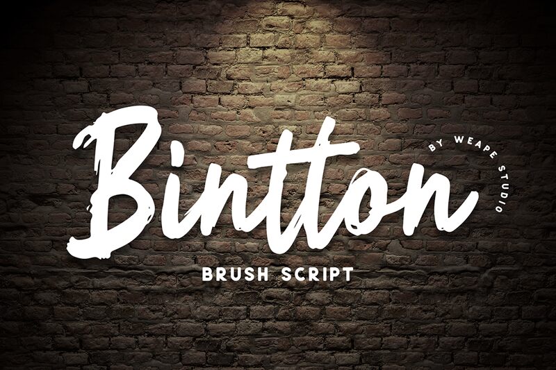 Bintton Schriftart
