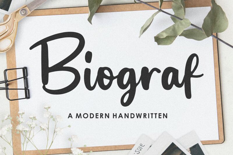 Biograf — 字体展示
