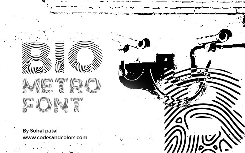 Biometro_gothic Czcionka