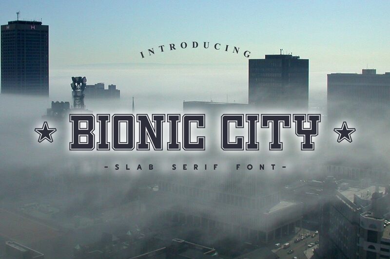 Bionic City Czcionka
