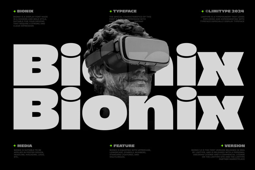 Bionix Schriftart