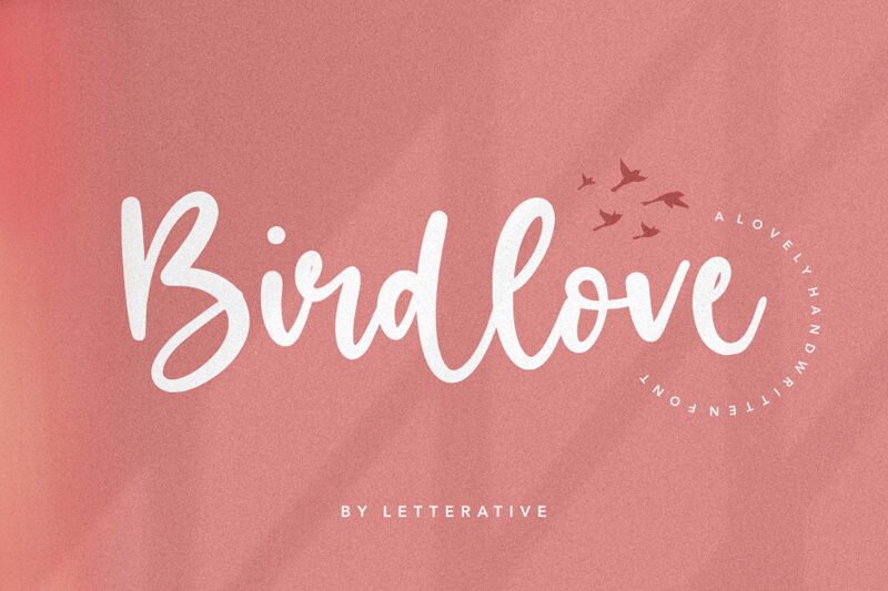 Birdlove 字体