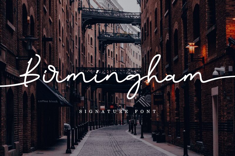 Birmingham Signature الخط 