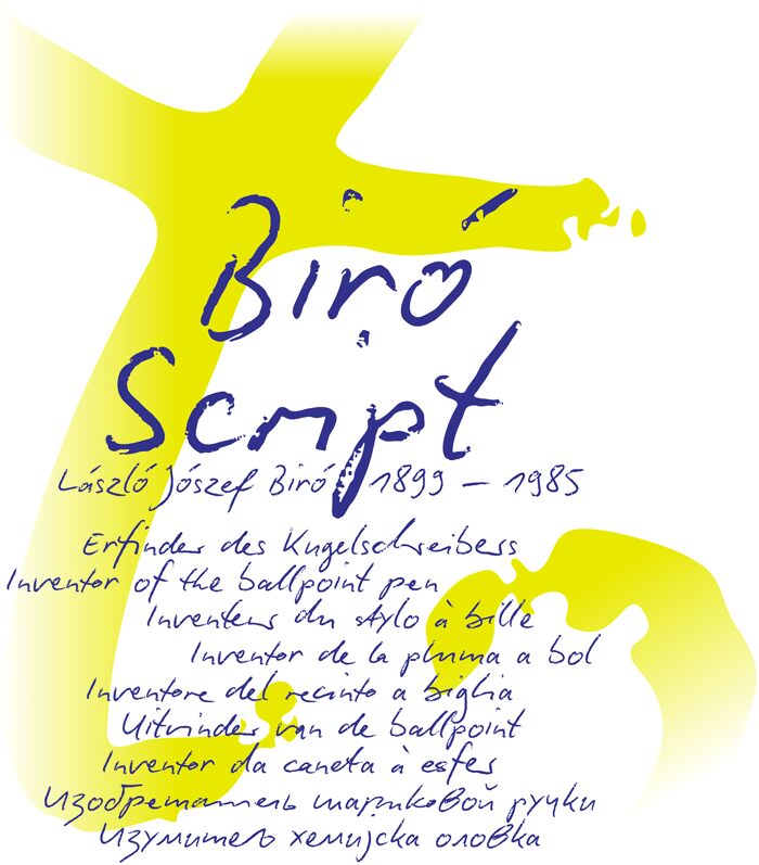Biro Script reduced Шрифт