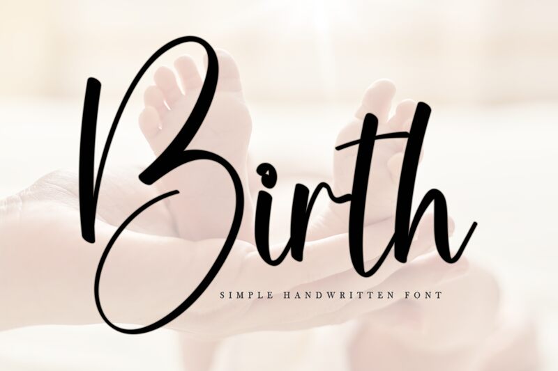 Birth Font