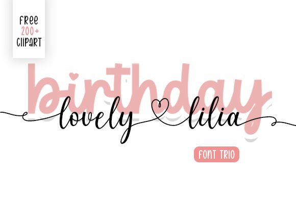 Birthday Display Czcionka