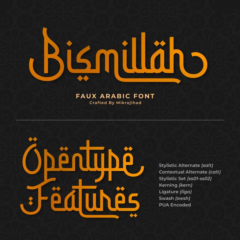 BismillahScript font