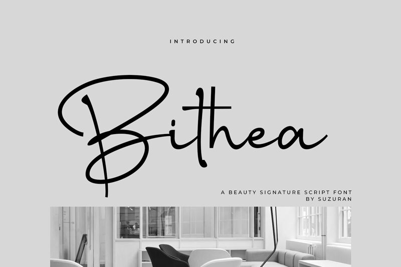 Bithea Schriftart
