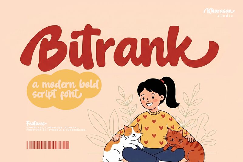 Bitrank — Prezentácia písma