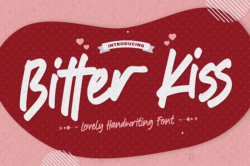 Bitter Kiss Schriftart