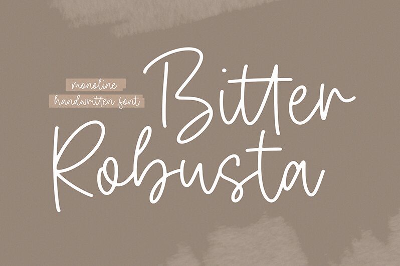 Bitter Robusta フォント