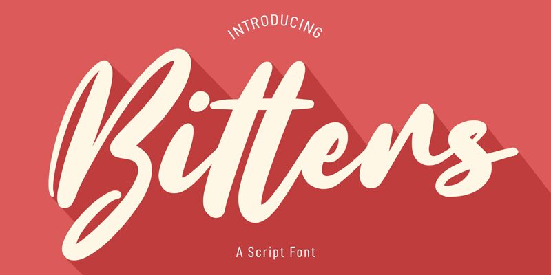 Bitters Druh písma