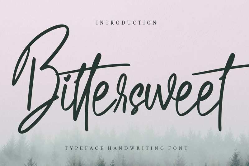 Bittersweet الخط 