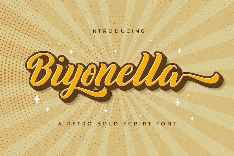 Biyonella Шрифт
