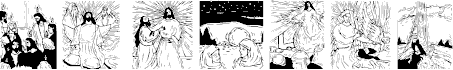 Preview of the BiblishPictures font