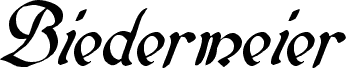 BiedermeierKursiv