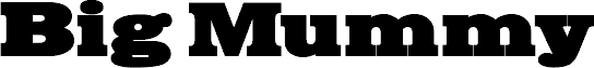 Preview of the BigMummy font