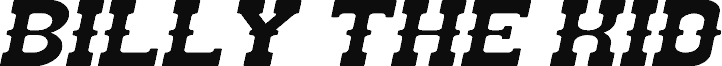 Podgląd czcionki BILLY THE KID Italic