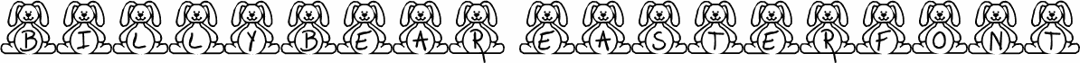 BillyBear EasterFont
