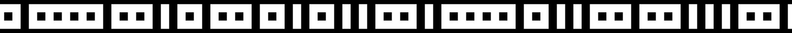 Preview of the Binary 01s BRK font