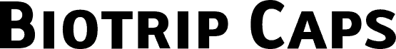Biotrip Caps Bold шрифт