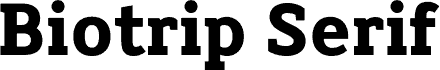Biotrip Serif Bold fuente