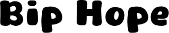 Попередній перегляд шрифту Bip Hope
