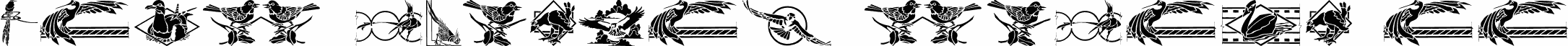 Bird Stencil Design II