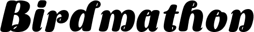 Birdmathon Italic