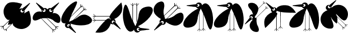Preview of the BirdsToolbox font