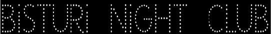Preview of the bisturi night club font