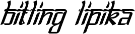 Bitling lipika Italic