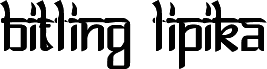 Bitling lipika Regular