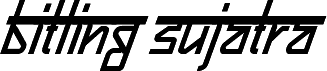 Bitling sujatra Bold Italic