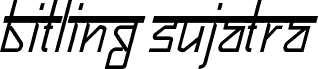 Bitling sujatra Italic
