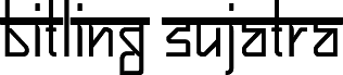 Bitling sujatra Regular