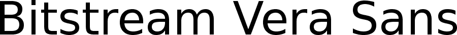 Bitstream Vera Sans