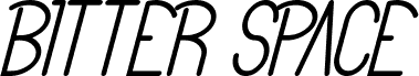 Bitter Space Demo Italic