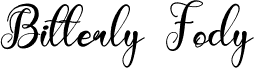Bitterly Fody Italic