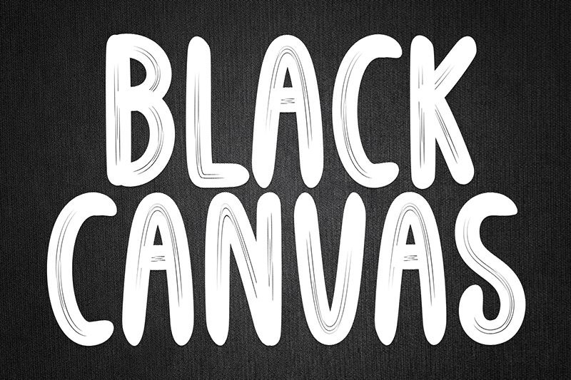 Black Canvas الخط