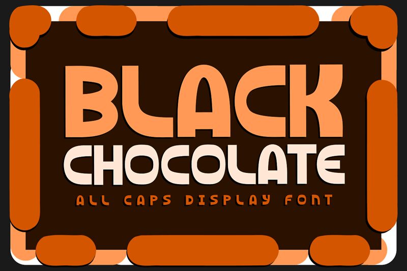 Black Chocolate Schriftart