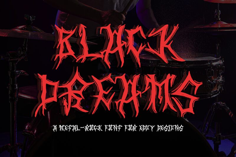 Black Dreams Czcionka