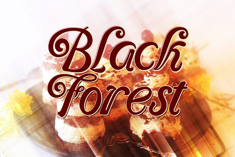 Black Forest Schriftart