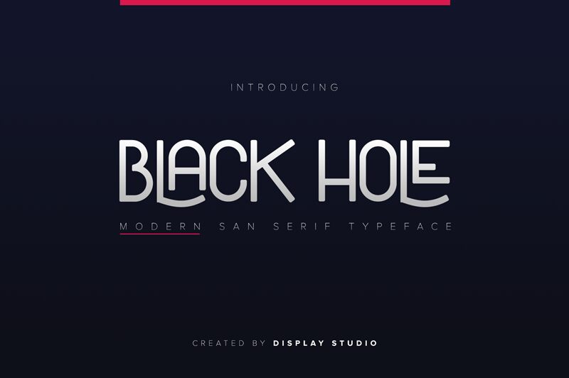 Black Hole Font