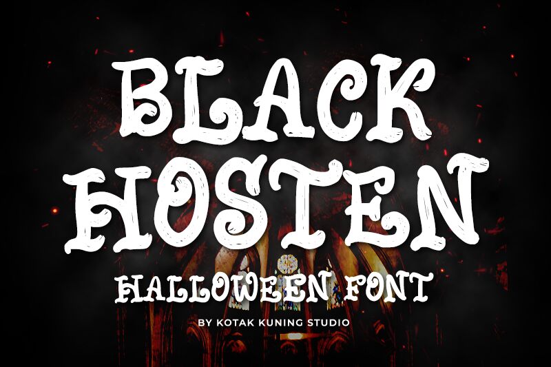 Black Hosten Czcionka