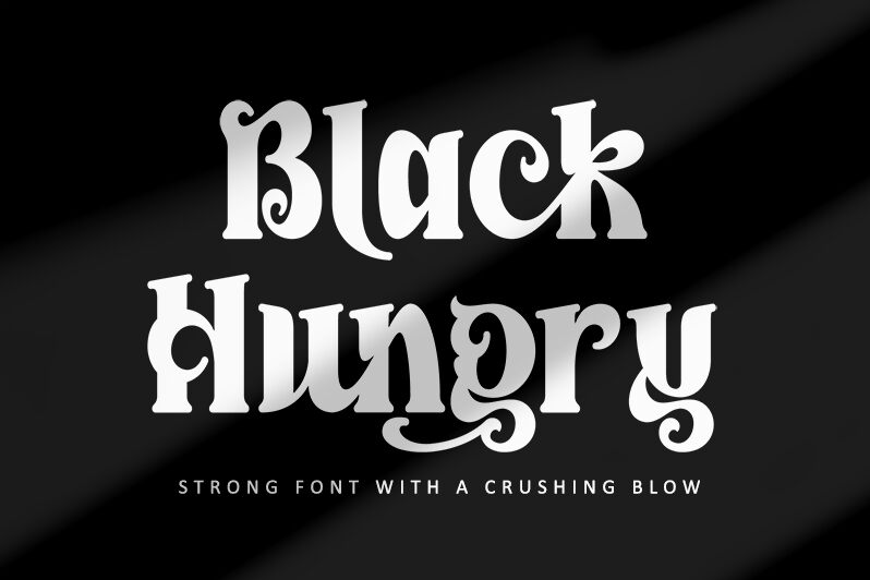 Black Hungry Czcionka
