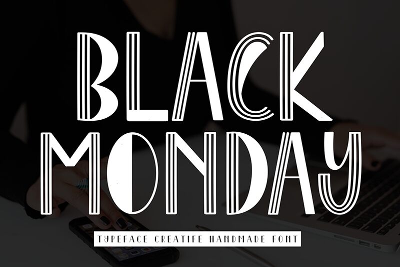 Black Monday Czcionka